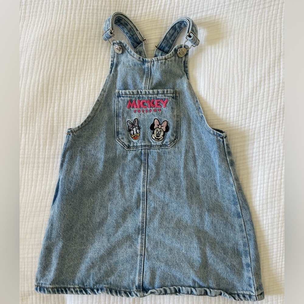 Zara/ Disney girls denim dress.